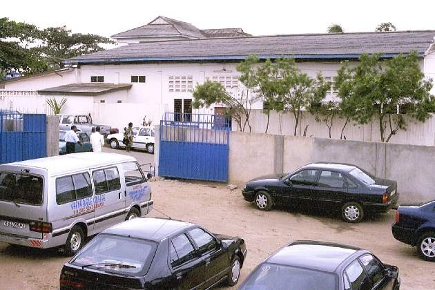 View of the GA language service building - Nsawam Road Church of Christ - Accra Ghana - October 2000