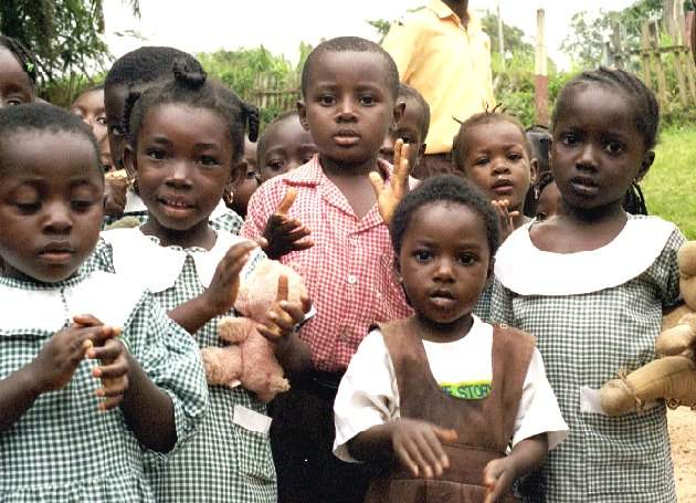 Preschool children - Kumasi, Ghana October 2000